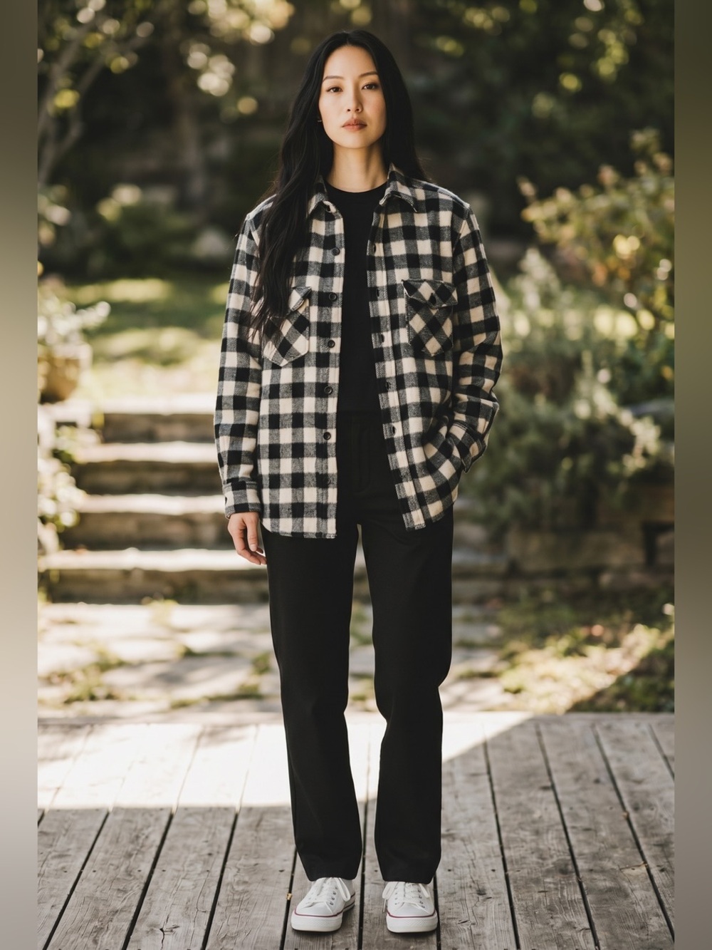 LL Bean Vintage Circa 70-80’s L.L. Bean ‘Old Friend’ Checkered Wool Shirt